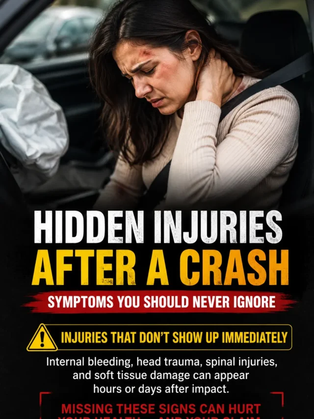 Hidden Injuries After a Crash – Symptoms You Should Never Ignore