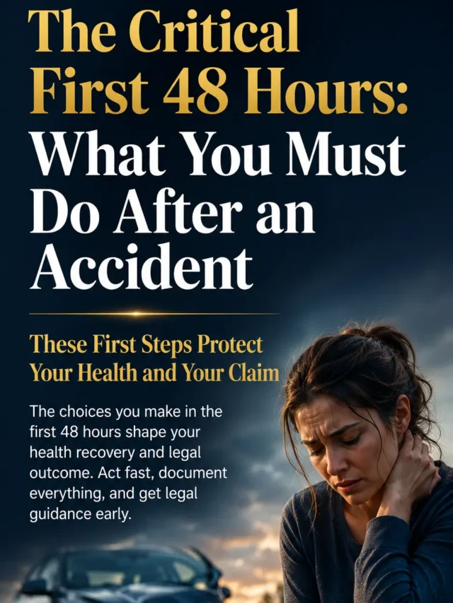 The Critical First 48 Hours After an Accident