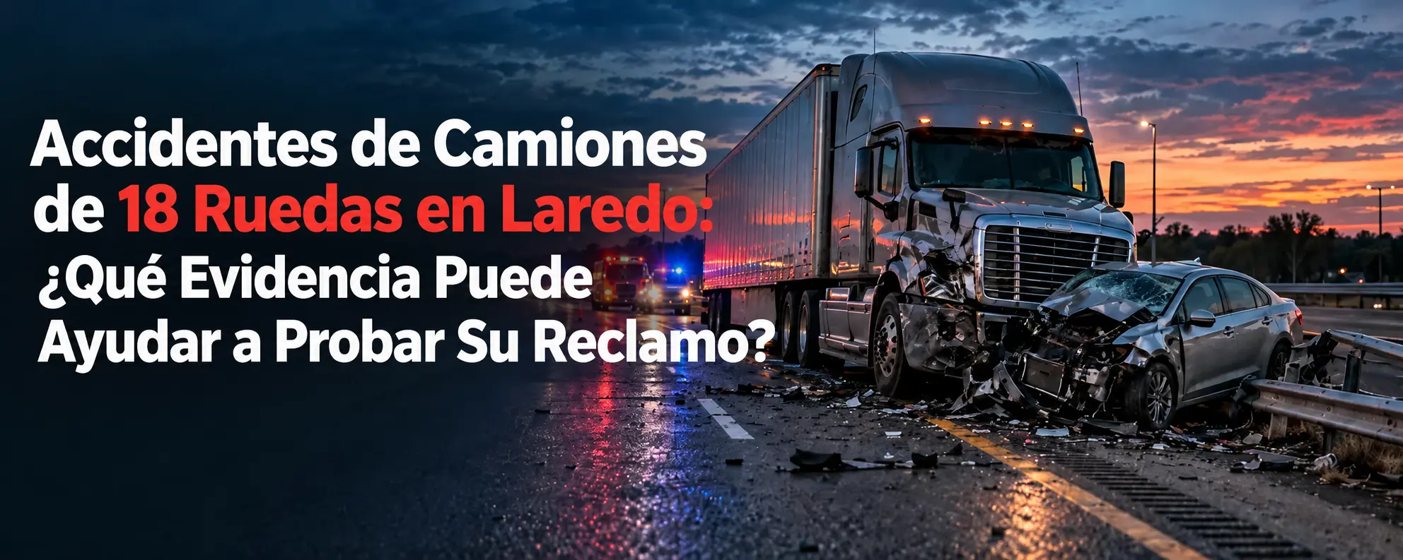 Accidentes de 18 Ruedas en Laredo: Evidencia Clave